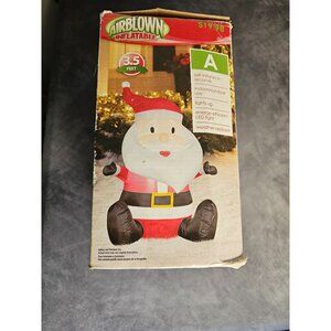 Airblown Christmas Santa Outdoor Auto Inflatable Yard Decoration 3.5FT
